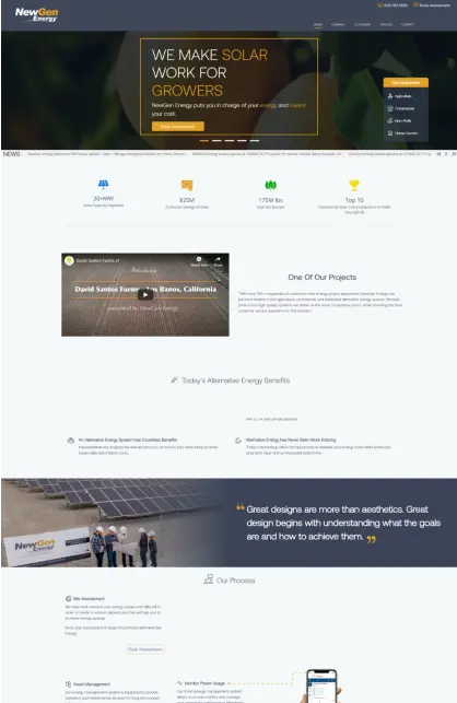 NewGen Energy website